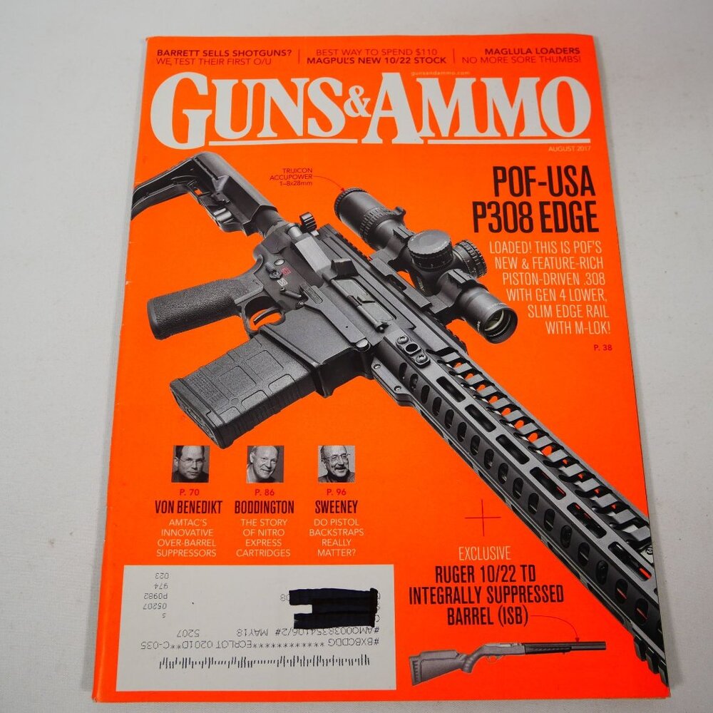 Guns & Ammo Magazine Lot of 9 from 2015-17 - Picture 16 of 16